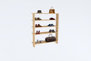 Консоль Asir, 100x120x29,6 см, бежевый цена и информация | Полки для обуви, банкетки | kaup24.ee