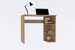 Учебный стол Asir, 90x75x50 см, коричневый цена и информация | Компьютерные, письменные столы | kaup24.ee
