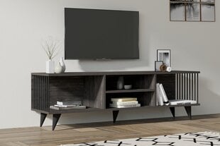 TV alus, Asir, 160x48,6x40 cm, hall цена и информация | Тумбы под телевизор | kaup24.ee