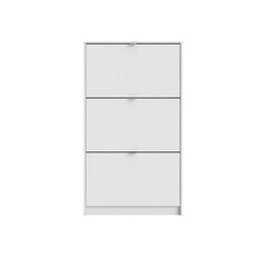 Jalanõude riiul Aatrium, 70x24x123 cm, valge hind ja info | Jalatsikapid, jalatsiriiulid | kaup24.ee