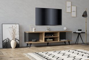 TV alus, Asir, 160x48,6x40 cm, pruun цена и информация | Тумбы под телевизор | kaup24.ee