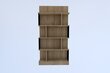 Raamaturiiul, Asir, 80x160x21.8 cm, beež цена и информация | Riiulid | kaup24.ee