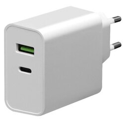 Platinet зарядное устройство USB/USB-C 45W (PLCUPD45W) цена и информация | Зарядные устройства для телефонов | kaup24.ee