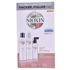 Värskendav juuksehoolduse komplekt Nioxin Hair System 3: šampoon 300 ml + palsam 300 ml + seerum 100 ml hind ja info | Šampoonid | kaup24.ee