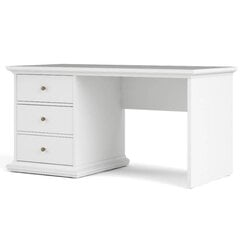 Письменный стол Aatrium, 130x61x74 см, белый цена и информация | Компьютерные, письменные столы | kaup24.ee