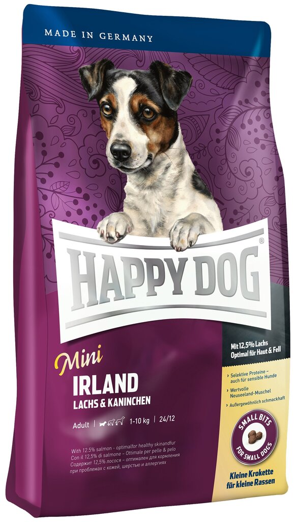 Kuivtoit Happy Dog väikest tõugu valivatele koertele Mini Irland, 4 kg цена и информация | Kuivtoit koertele | kaup24.ee