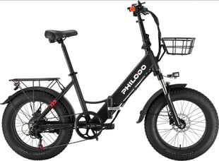 Электровелосипед PHILODO H4 20", черный, 250Вт, 13Ач цена и информация | Электровелосипеды | kaup24.ee