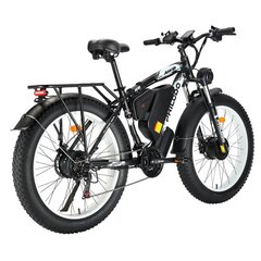 Электровелосипед Philodo H8 AWD, 26", черный, 2*1000Вт, 22Ач цена и информация | Электровелосипеды | kaup24.ee