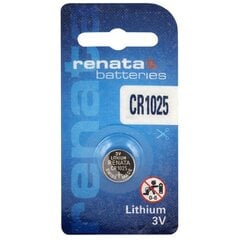 Patareid Renata CR1025, 10tk цена и информация | Батерейки | kaup24.ee