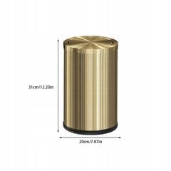 Roostevabast terasest prügikast kuldne hind ja info | Prügikastid | kaup24.ee