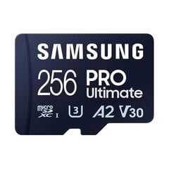 MemCard. Samsung Micro SDXC 256GB Pro Ultimate цена и информация | Карты памяти для фотоаппаратов, камер | kaup24.ee