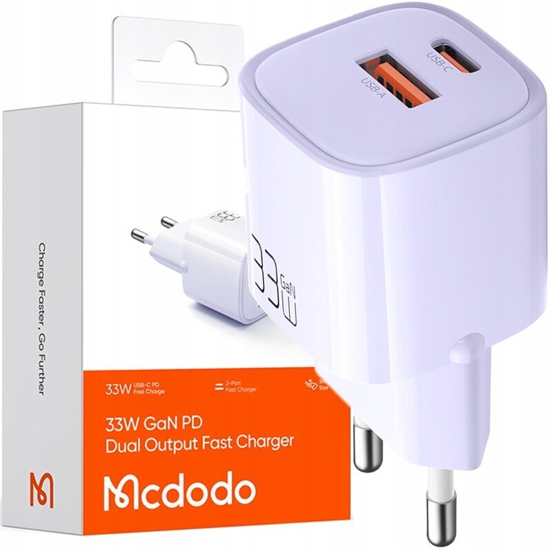 McDodo USB/USB-C, 3A hind ja info | Mobiiltelefonide laadijad | kaup24.ee