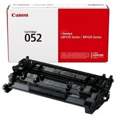 Картридж Canon 052 (2199C002) черный Для использования в i-Сенсис МФ 424 д, i-Сенсис МФ 429 х, i-Сенсис МФ 424 дш, i-Сенсис МФ 429 д, i-Сенсис ЛБП-215 х, i-Сенсис ЛБП-214 д, i-Сенсис МФ 426 д, i-Сенсис ЛБП-210 серии, i-Сенсис МФ 420, i-Сенсис МФ 428 х, i-Сенсис МФ 421 день, вт цена и информация | Картриджи для струйных принтеров | kaup24.ee