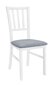 2 tooli komplekt Marynarz-1, hall/valge hind ja info | Söögilaua toolid, köögitoolid | kaup24.ee