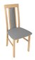 2 tooli komplekt BRW Belia, hall/pruun цена и информация | Söögilaua toolid, köögitoolid | kaup24.ee