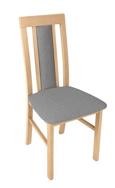 2 tooli komplekt BRW Belia, hall/pruun hind ja info | Söögilaua toolid, köögitoolid | kaup24.ee