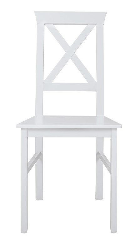 2 tooli komplekt Alla 4, valge hind ja info | Söögilaua toolid, köögitoolid | kaup24.ee