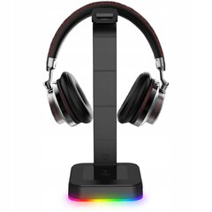 RGB LED valgustusega kõrvaklappide alus цена и информация | Наушники | kaup24.ee