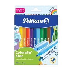 Viltpliiatsid Pelikan Colorella Star, 10 tk цена и информация | Принадлежности для рисования, лепки | kaup24.ee