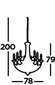 Searchlight rippvalgusti Belfry 1849-9BZ hind ja info | Rippvalgustid | kaup24.ee
