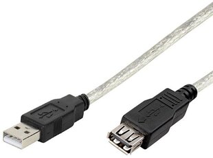 Кабель Vivanco USB 2.0 AM-AF, 1.8 м (45232) цена и информация | Кабели и провода | kaup24.ee