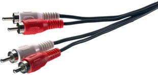 Vivanco кабель Promostick 2xRCA - 2xRCA 1.2м (22185) цена и информация | Кабели и провода | kaup24.ee