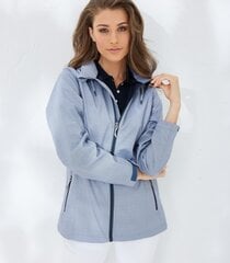 Женская куртка Blue Flame софтшелл 86367*01 4058627152509, синяя/белая цена и информация | Женские куртки | kaup24.ee