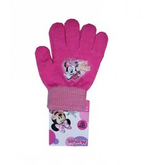Детские перчатки Minni 12*16 181175 01 181175*01-ONE, фуксия/розовые цена и информация | Шапки, перчатки, шарфы для девочек | kaup24.ee