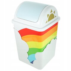 Rainbow väike prügikast 10l цена и информация | Мусорные баки | kaup24.ee