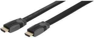 Vivanco кабель HDMI - HDMI 5 м плоский (47105) цена и информация | Кабели и провода | kaup24.ee