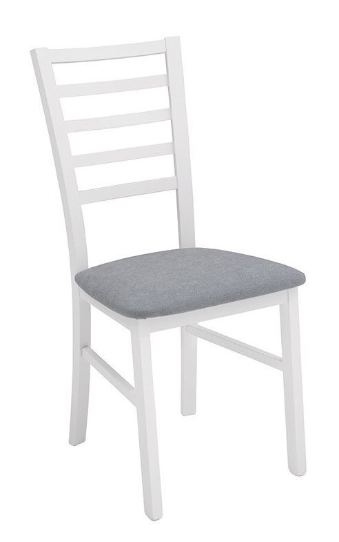 2- tooli komplekt Marynarz-2, hall/valge цена и информация | Söögilaua toolid, köögitoolid | kaup24.ee