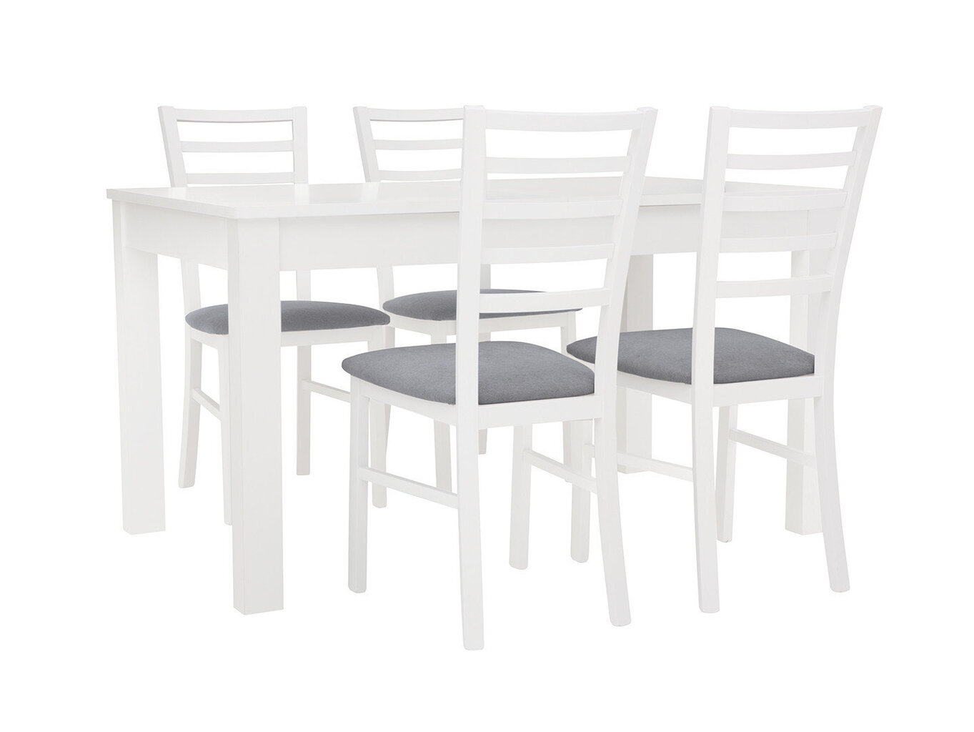 2- tooli komplekt Marynarz-2, hall/valge hind ja info | Söögitoolid, baaritoolid | kaup24.ee