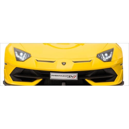 Elektriauto Lamborghini Aventador SVJ kollane hind ja info | Laste elektriautod | kaup24.ee