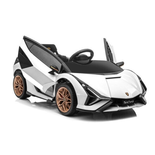 Elektriauto Lamborghini Sian valge hind ja info | Laste elektriautod | kaup24.ee