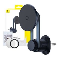 Magnetic Desktop Phone Stand Baseus MagPro self-adhesive (black) цена и информация | Держатели для телефонов | kaup24.ee