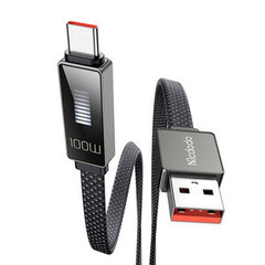 Cable Mcdodo CA-4980 USB to USB-C with display 1.2m (black) цена и информация | Кабели для телефонов | kaup24.ee