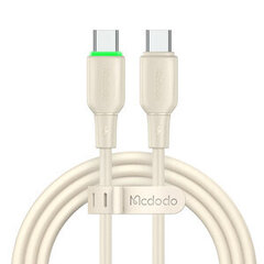 Cable USB-C do USB-C Mcdodo CA-4770 65W 1.2m (beige) цена и информация | Кабели для телефонов | kaup24.ee