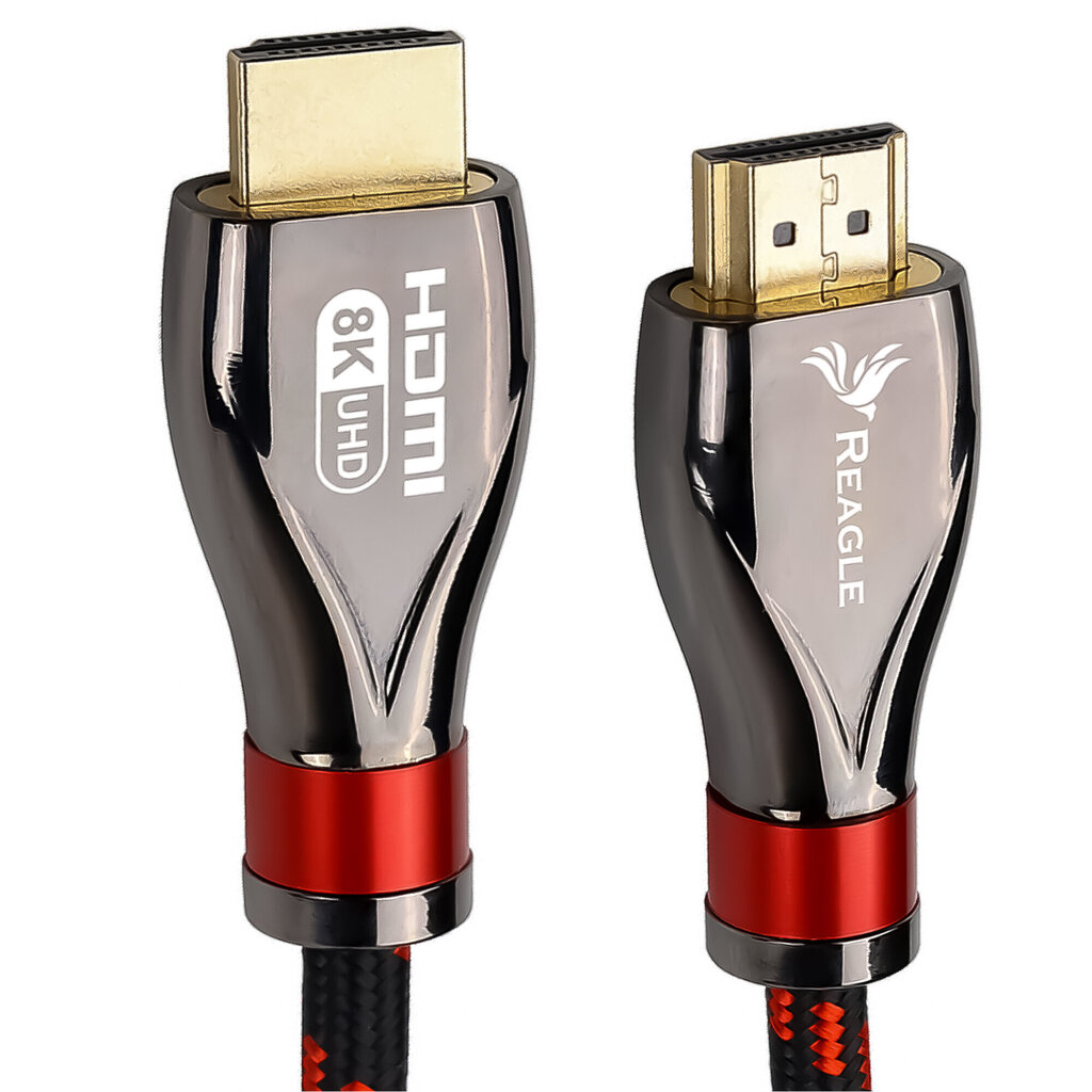 REAGLE HDMI 2.1 GAMING 8K 4K 120Hz kaabel XBOX X PS5-le 3M hind ja info | Kaablid ja juhtmed | kaup24.ee