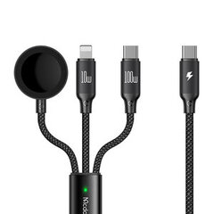 USB-C 3in1 cable Mcdodo CA-4940 USB-C, Lightning, Apple Watch цена и информация | Кабели для телефонов | kaup24.ee