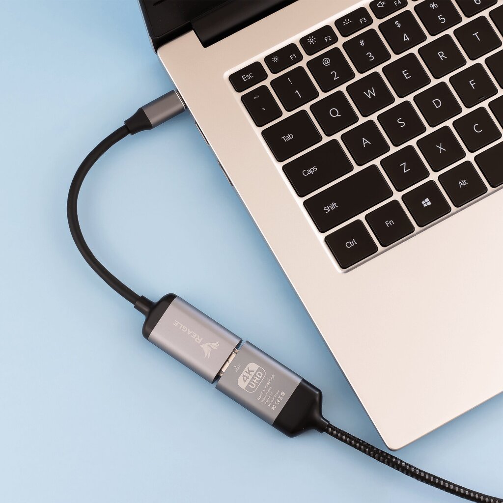 Adapter Reagle USB C-HDMI 4K hind ja info | USB jagajad, adapterid | kaup24.ee