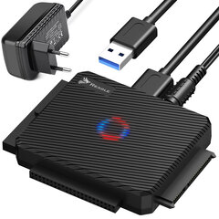 REAGLE ADAPTER DRIVE BRIDGE USB 3.1 SATA III IDE 16TB LED цена и информация | Адаптер Aten Video Splitter 2 port 450MHz | kaup24.ee