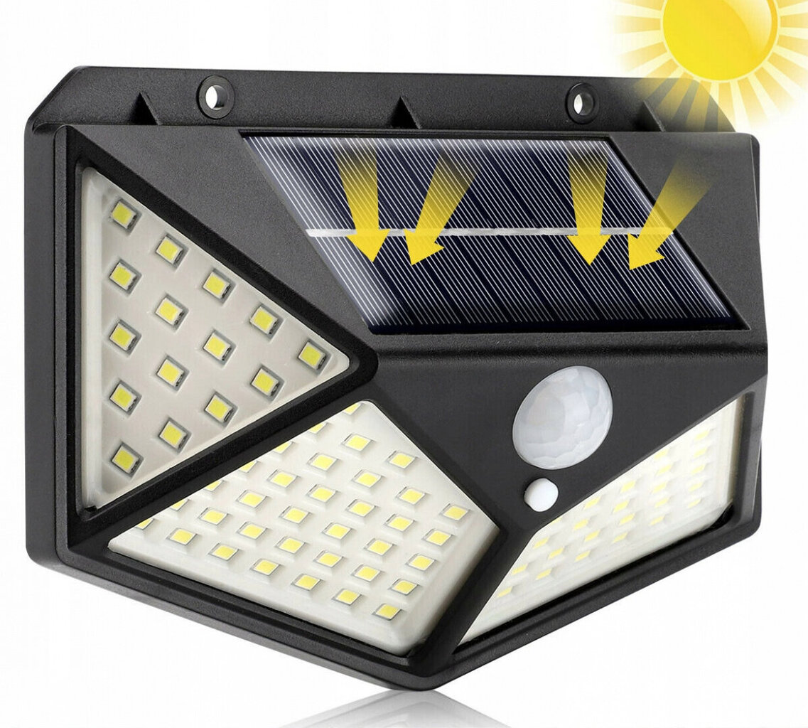 100 LED-i päikesepatareiga välisvalgusti hind ja info | Aia- ja õuevalgustid | kaup24.ee