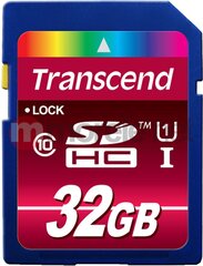 Transcend TS32GSDHC10U1 цена и информация | Карты памяти для фотоаппаратов, камер | kaup24.ee