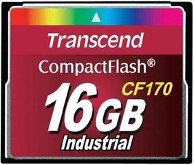 Transcend TS16GCF170 цена и информация | Transcend Мобильные телефоны, Фото и Видео | kaup24.ee