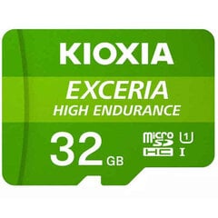 Карта памяти микро-SD с адаптером Kioxia Exceria High Endurance цена и информация | Карты памяти | kaup24.ee