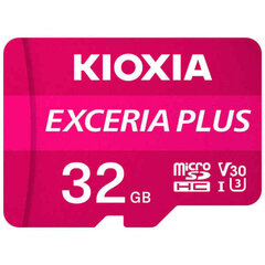 Micro SD mälukaart adapteriga Kioxia Exceria Plus UHS-I U3 цена и информация | Карты памяти | kaup24.ee