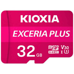 Карта памяти микро-SD с адаптером Kioxia Exceria Plus UHS-I U3 цена и информация | Карты памяти для фотоаппаратов, камер | kaup24.ee