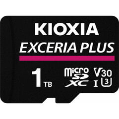 Карта памяти микро SD Kioxia Exceria Plus 1 TB цена и информация | Карты памяти для фотоаппаратов, камер | kaup24.ee