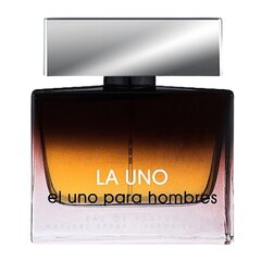 Parfüümvesi La Uno el uno para hombres Fragrance World naistele, 100 ml hind ja info | Meeste parfüümid | kaup24.ee