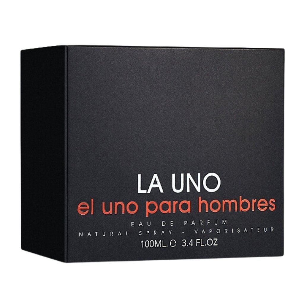 Parfüümvesi La Uno el uno para hombres Fragrance World naistele, 100 ml цена и информация | Meeste parfüümid | kaup24.ee